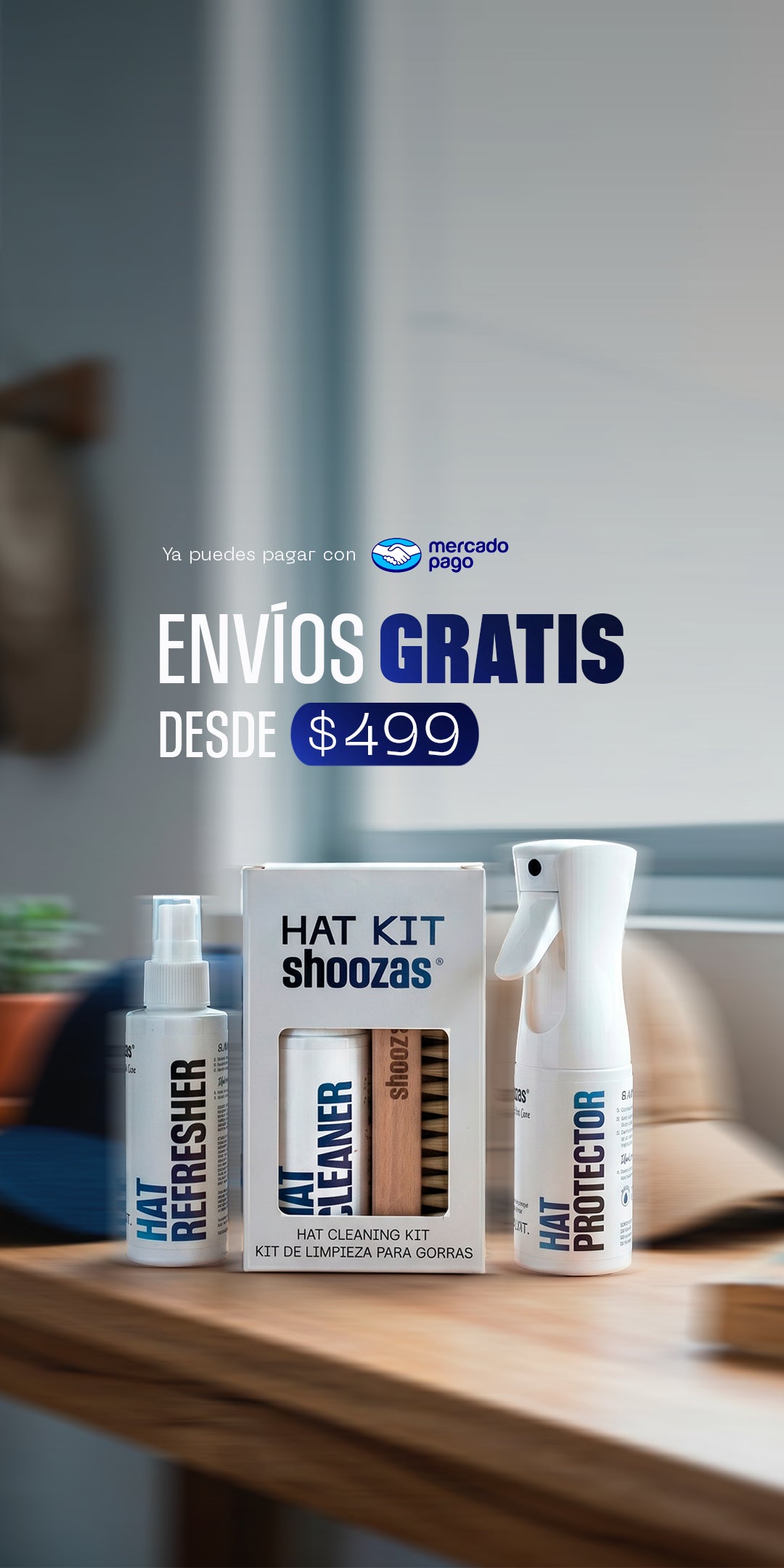 Envíos gratis desde $499. Ya puedes pagar con Mercado Pago.